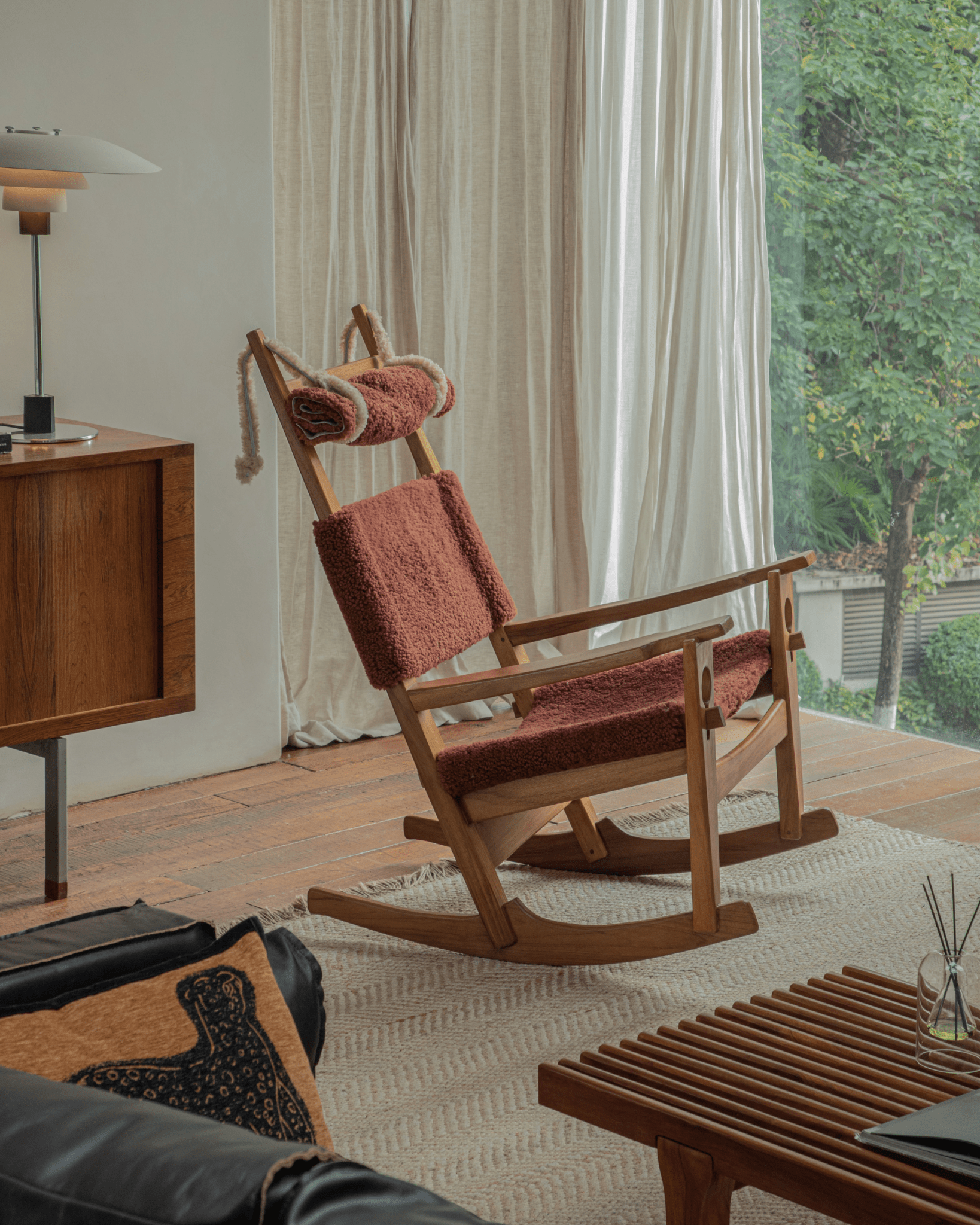 Chaise à bascule Hans