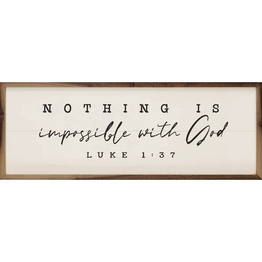 Nothing Is Impossible With God