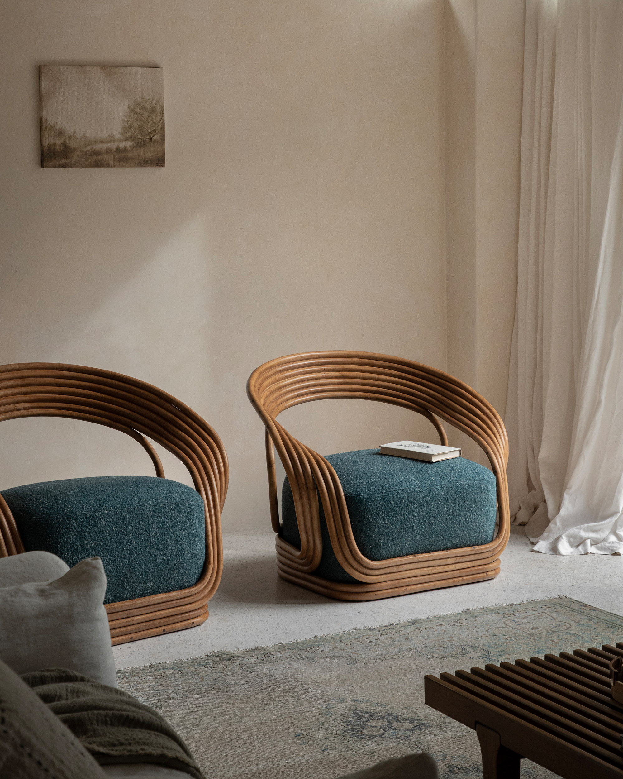 Fauteuil en rotin Undina