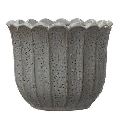 Stoneware Tulip Planter