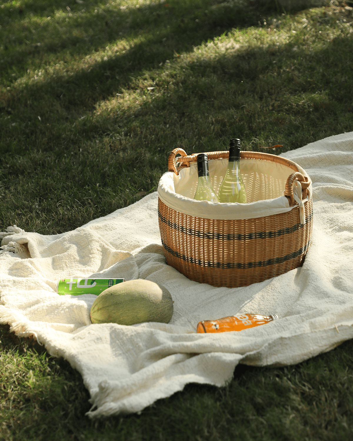 Panier fourre-tout en rotin