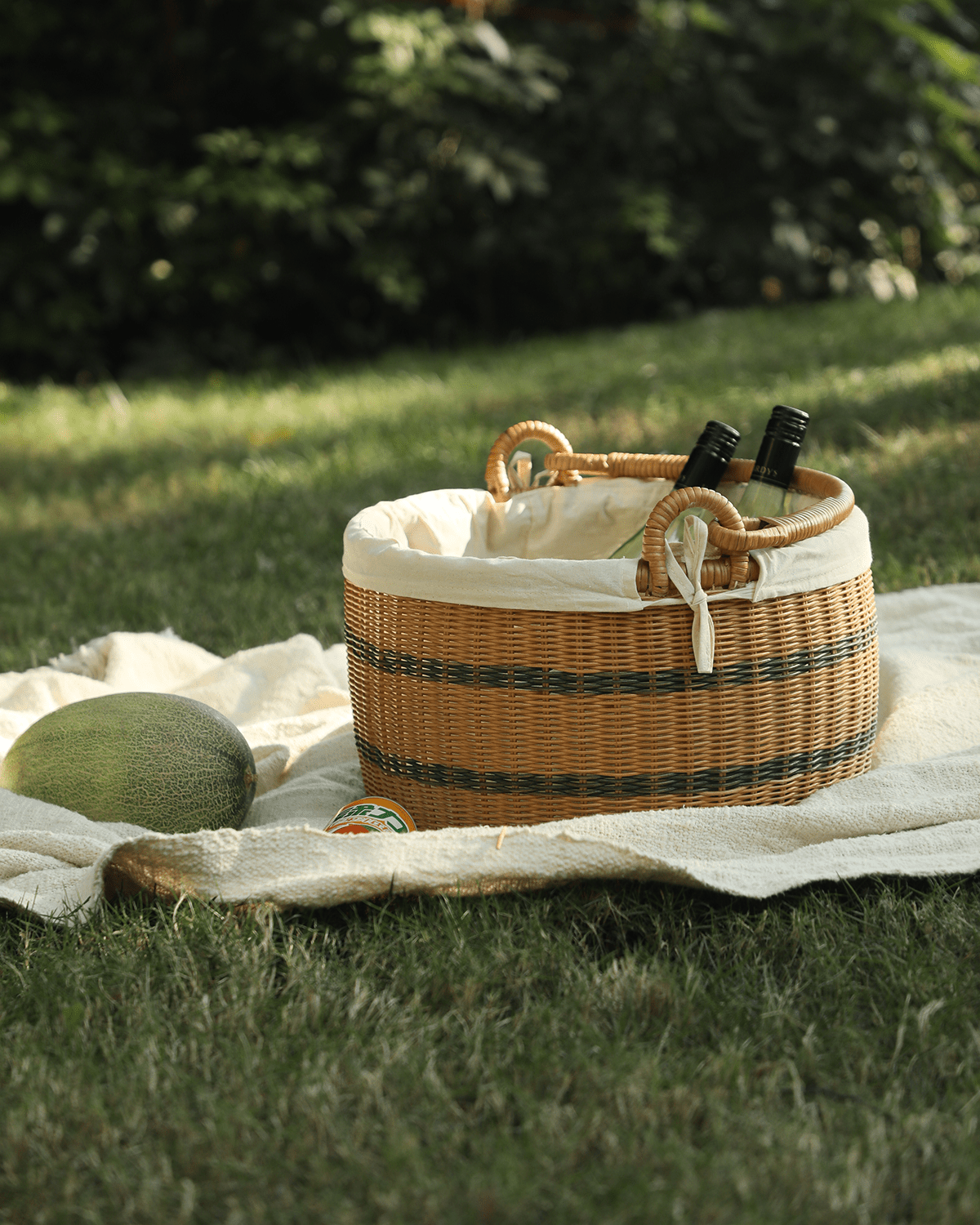 Panier fourre-tout en rotin