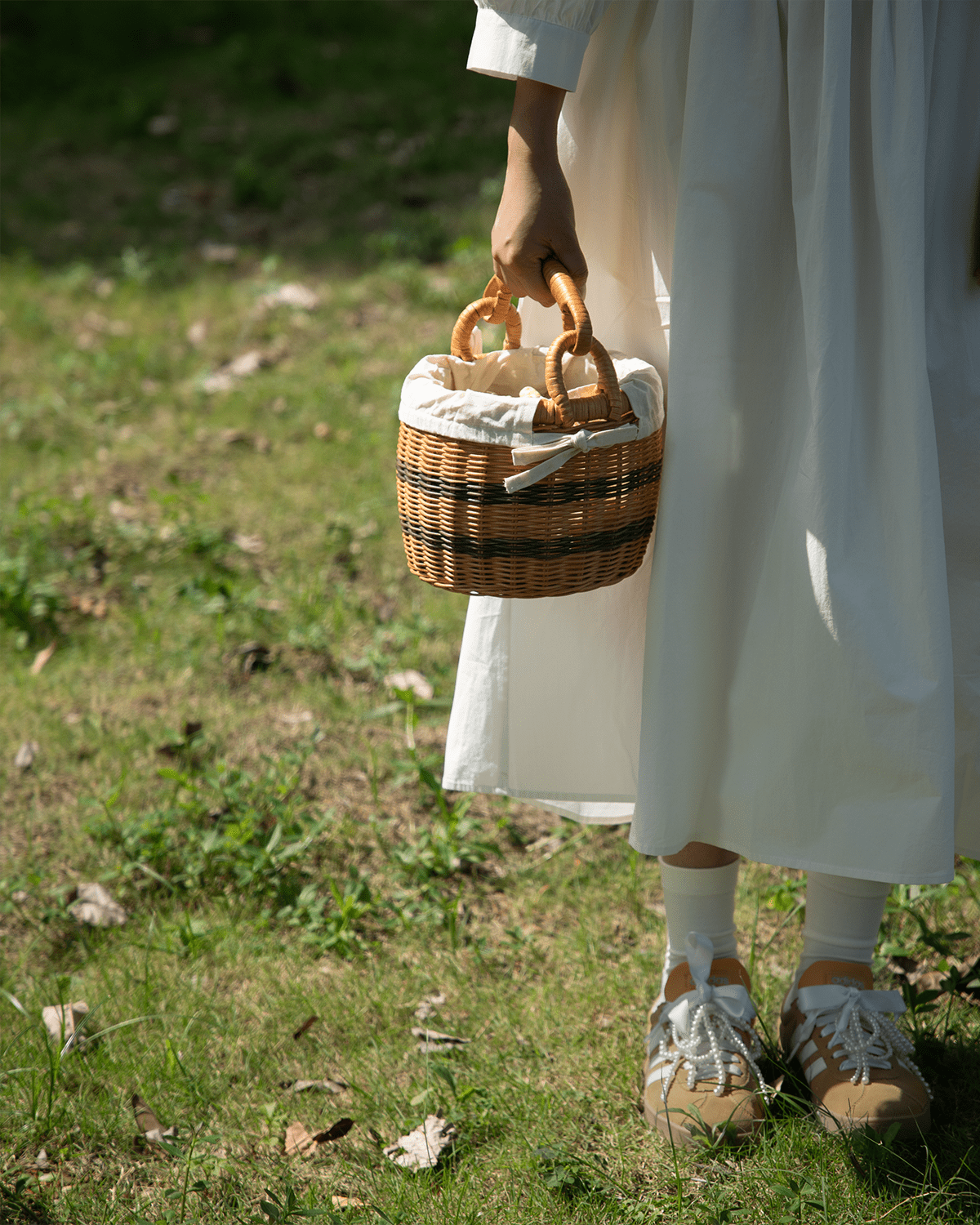 Panier fourre-tout en rotin