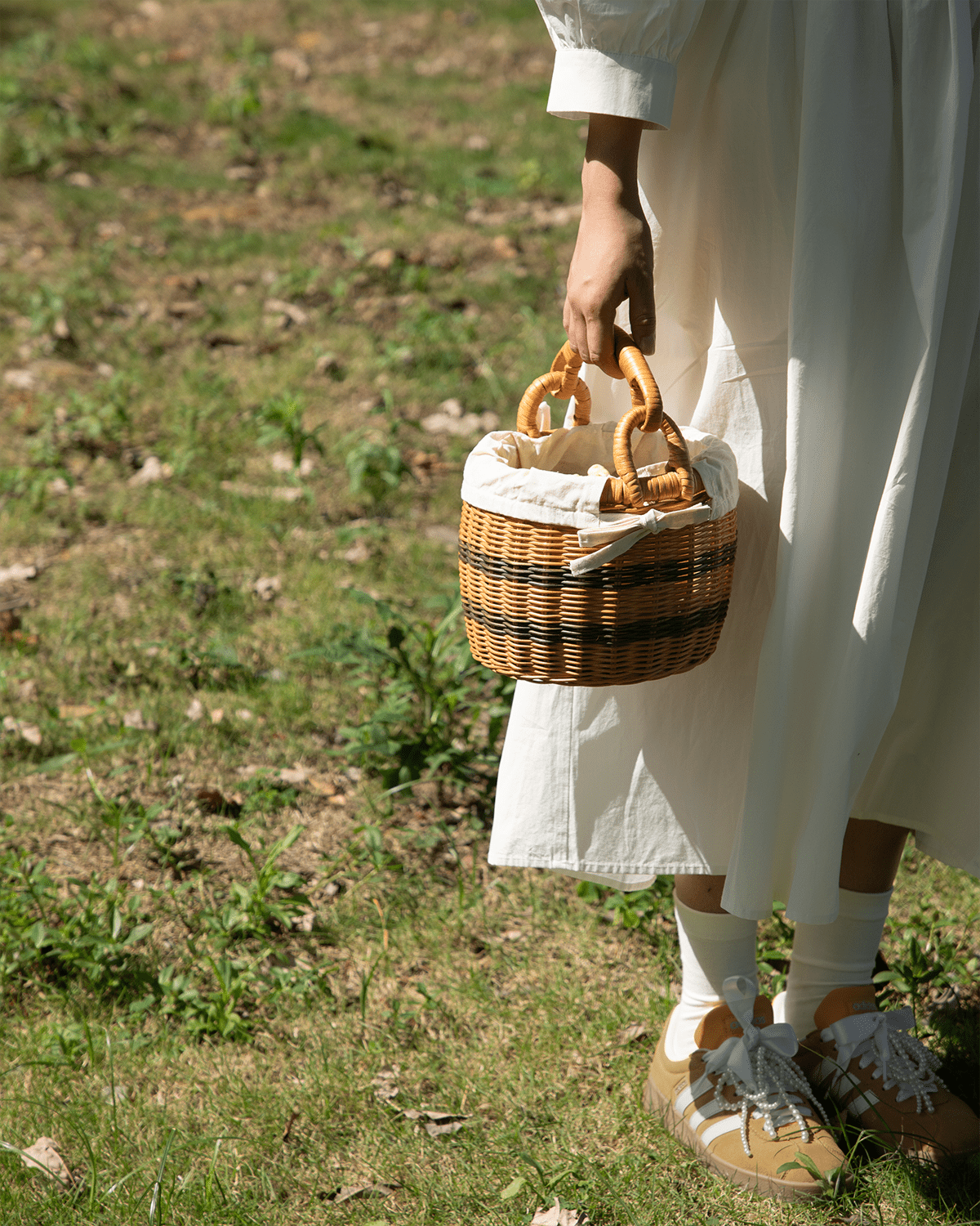 Panier fourre-tout en rotin