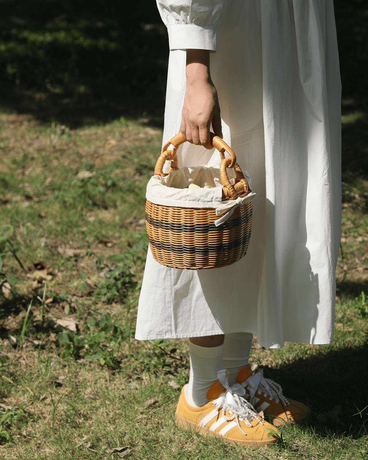 Panier fourre-tout en rotin