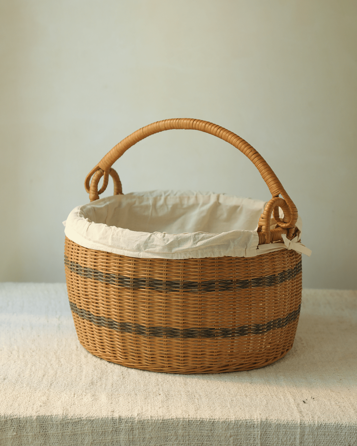 Panier fourre-tout en rotin
