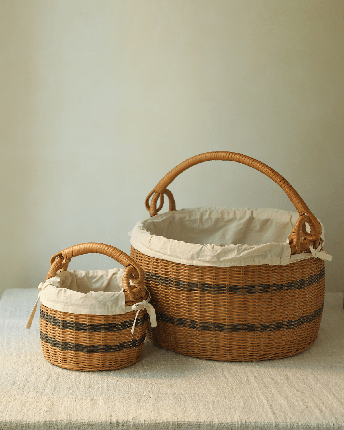 Panier fourre-tout en rotin