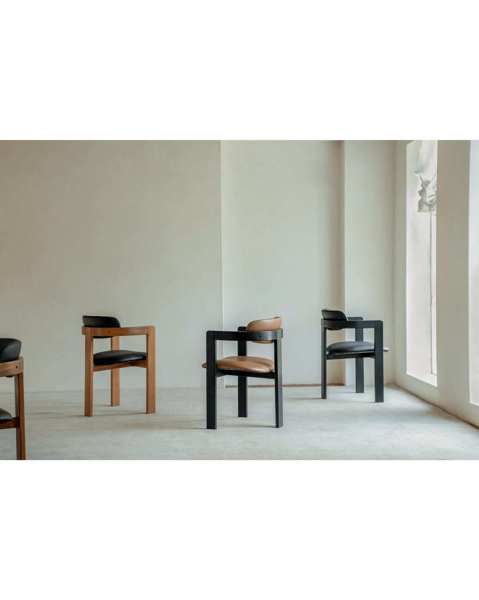 Chaise en cuir Pampelune