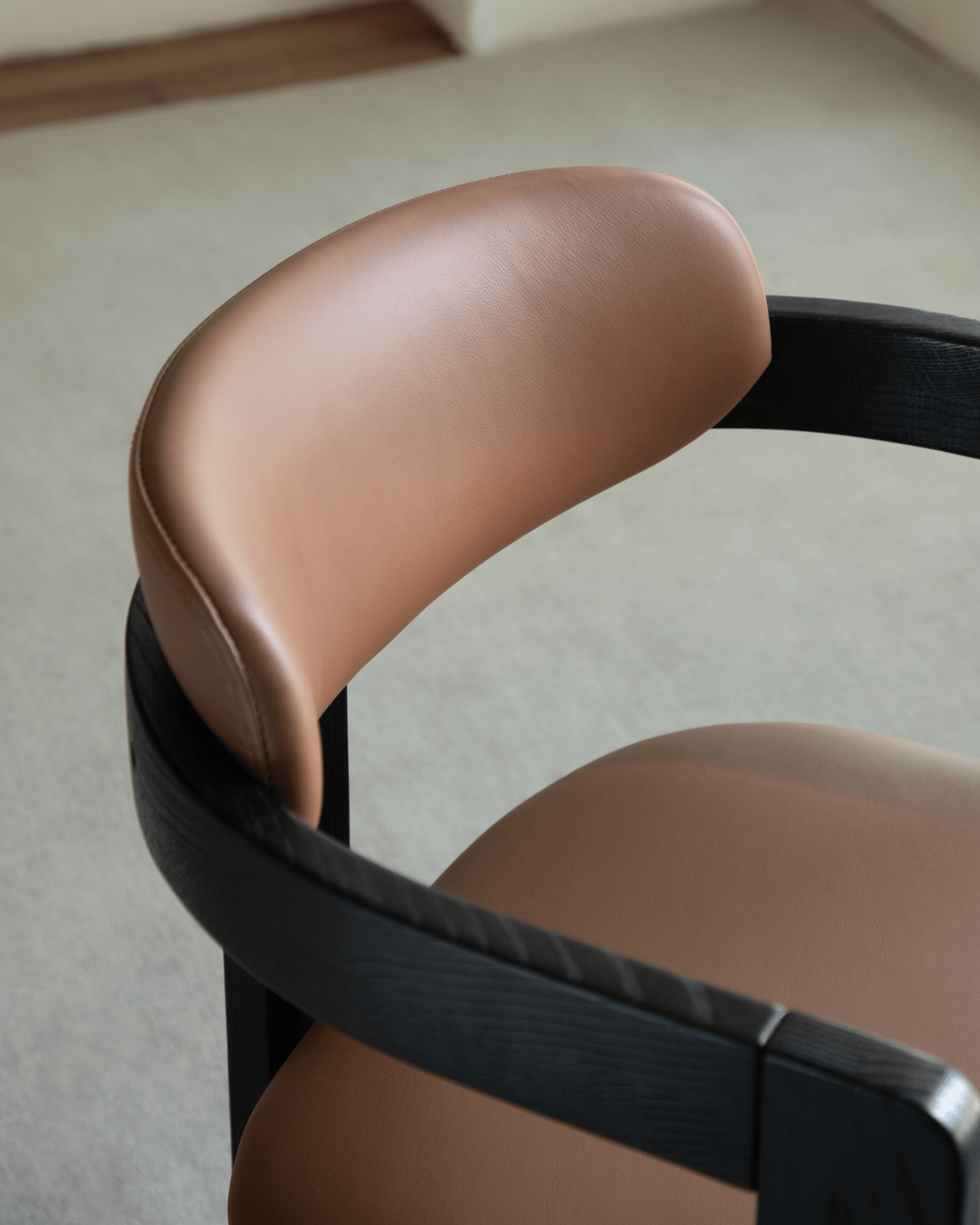 Chaise en cuir Pampelune