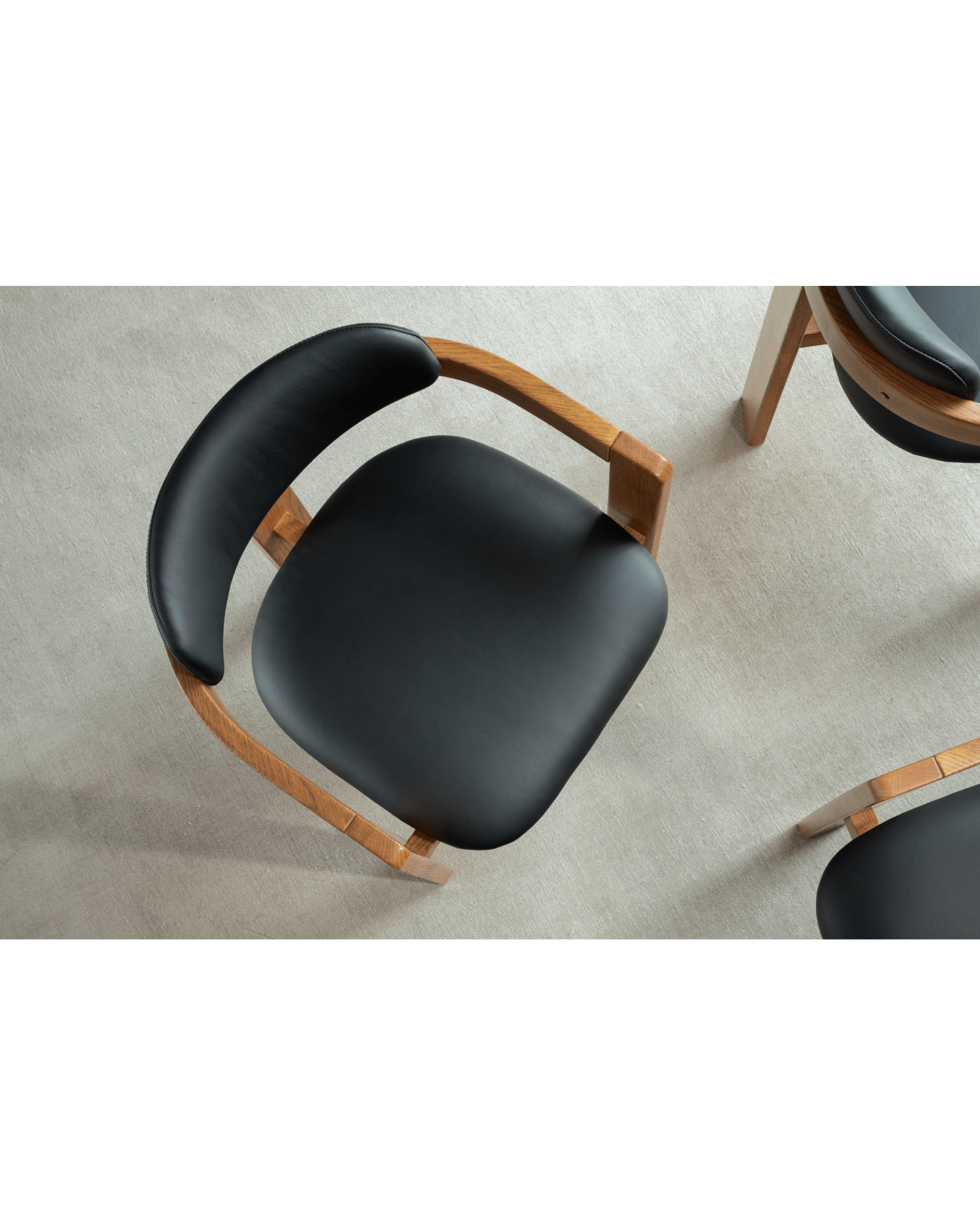Chaise en cuir Pampelune