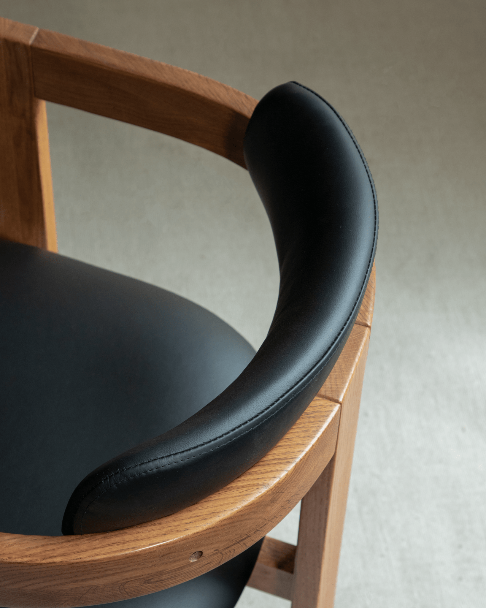 Chaise en cuir Pampelune