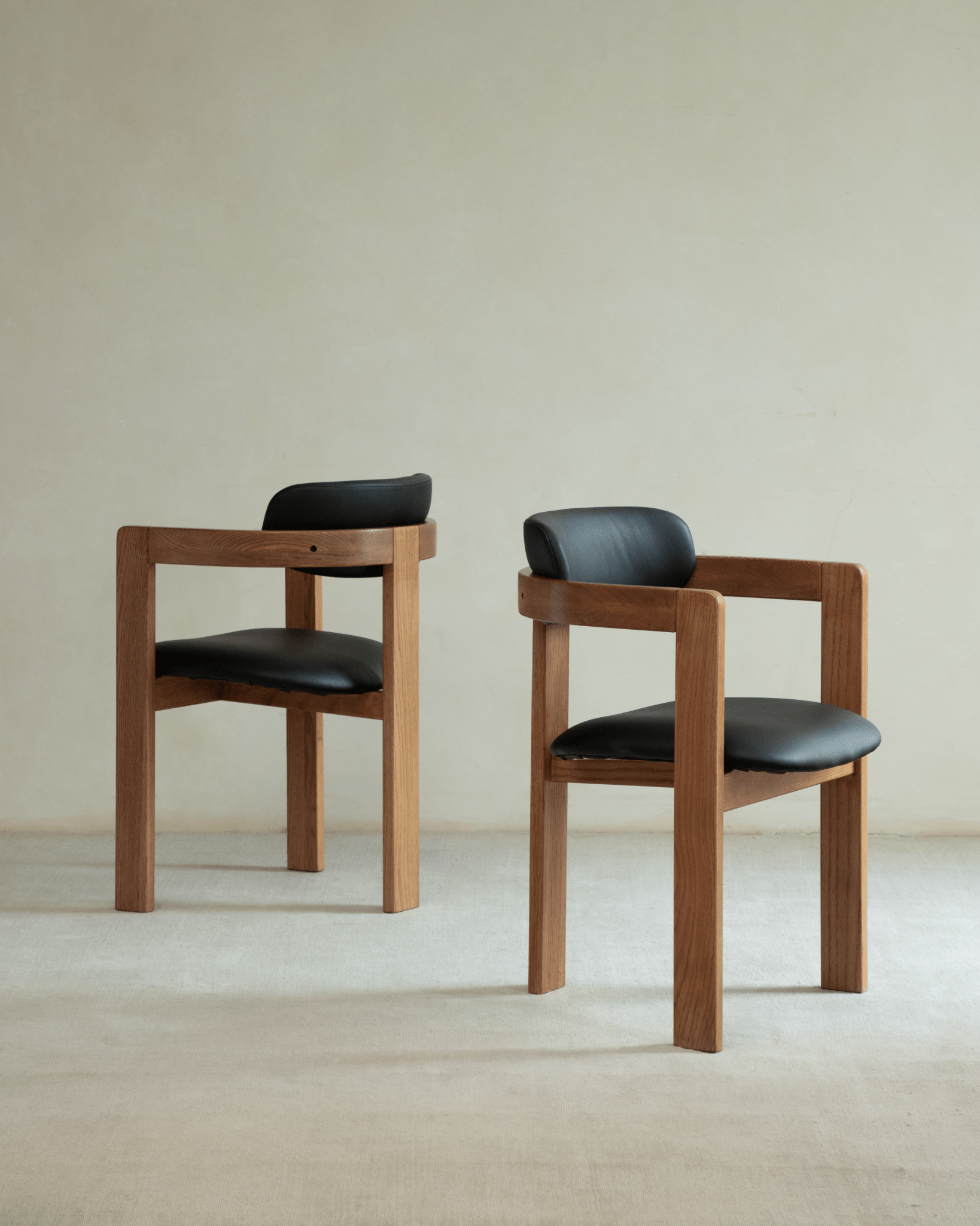 Chaise en cuir Pampelune