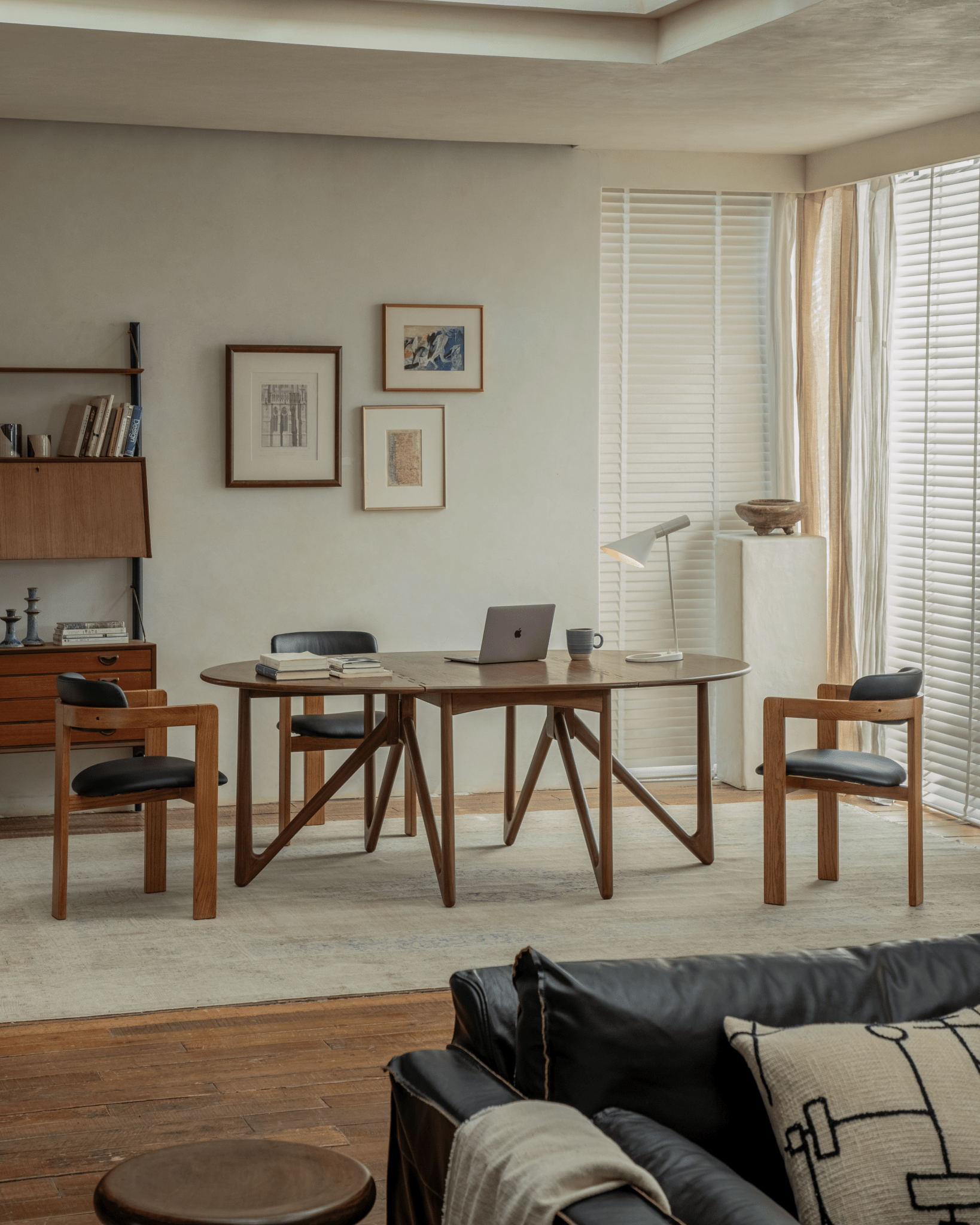 Chaise en cuir Pampelune