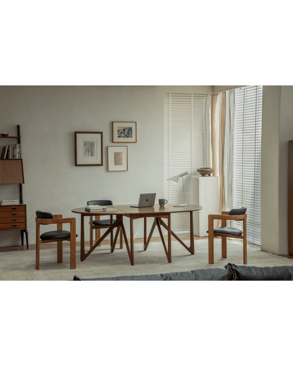 Chaise en cuir Pampelune