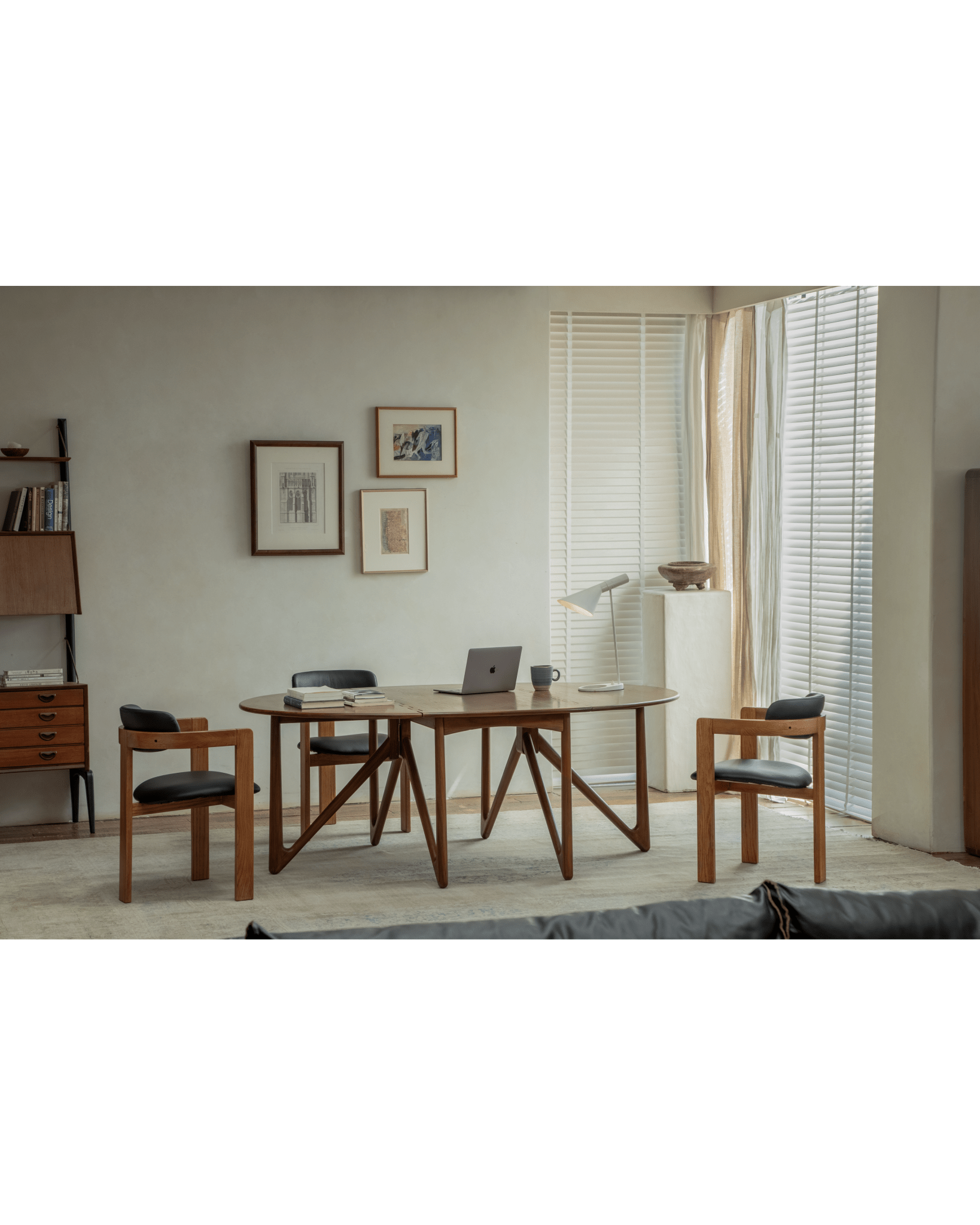 Chaise en cuir Pampelune