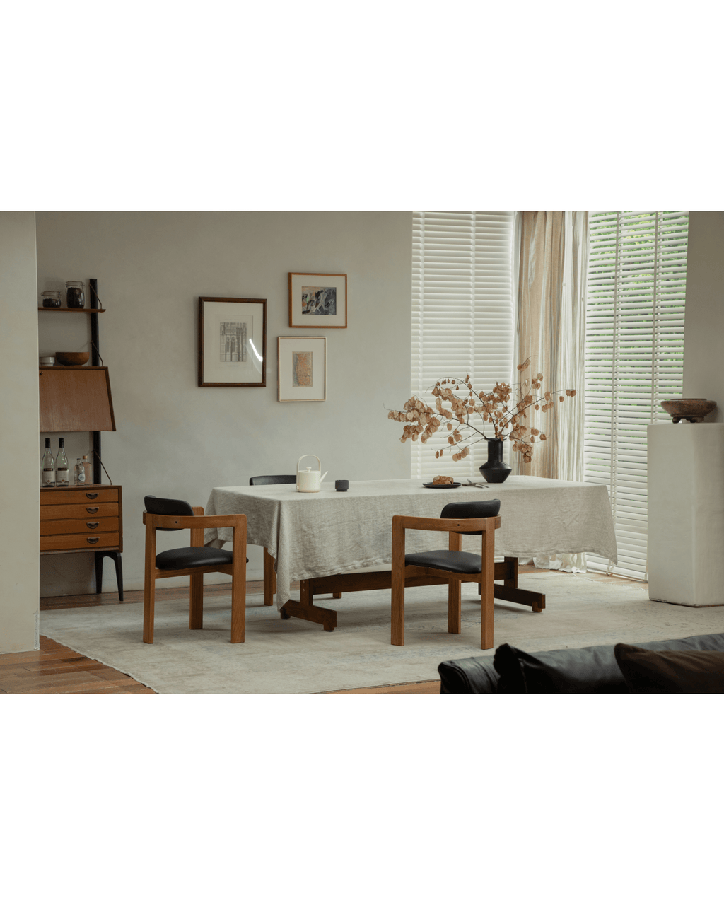 Chaise en cuir Pampelune