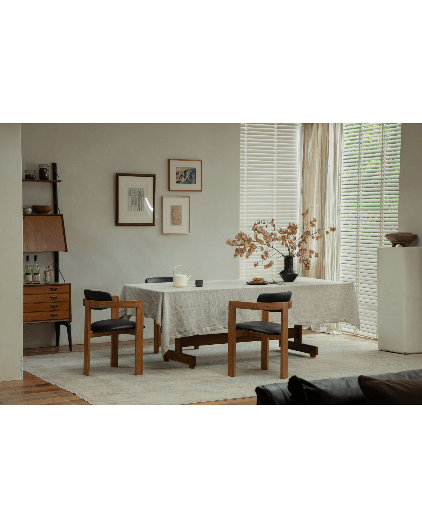 Chaise en cuir Pampelune