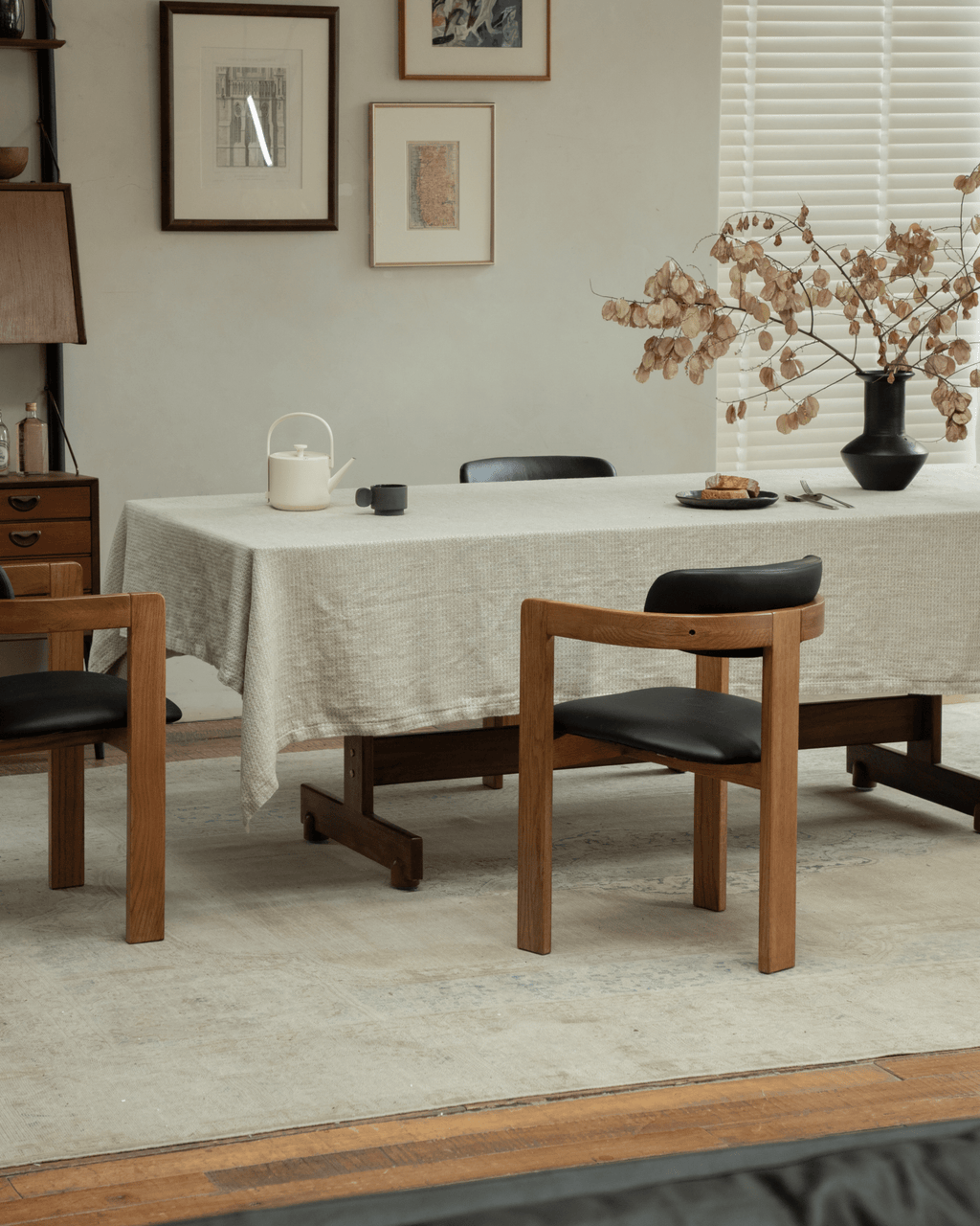 Chaise en cuir Pampelune