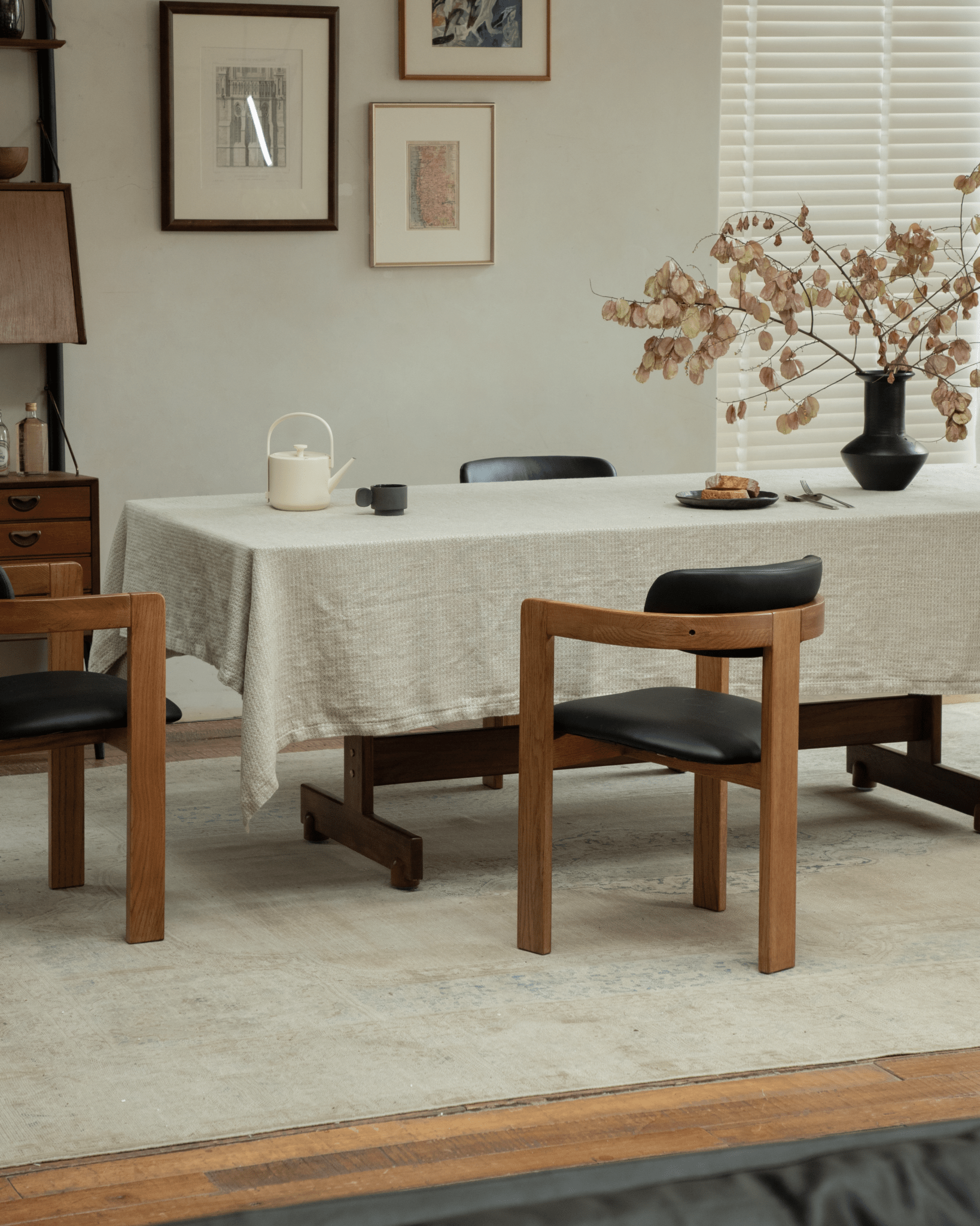 Chaise en cuir Pampelune