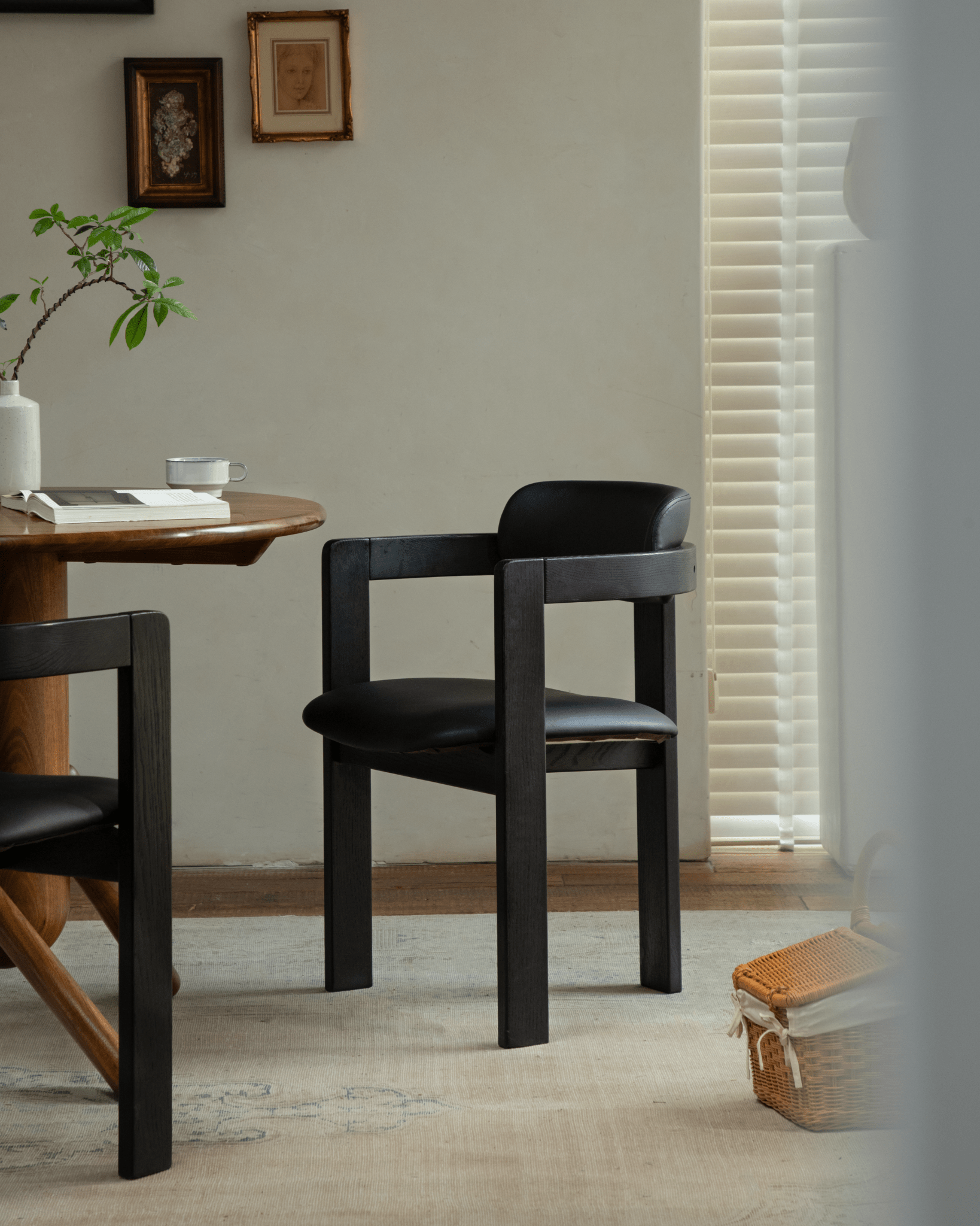 Chaise en cuir Pampelune