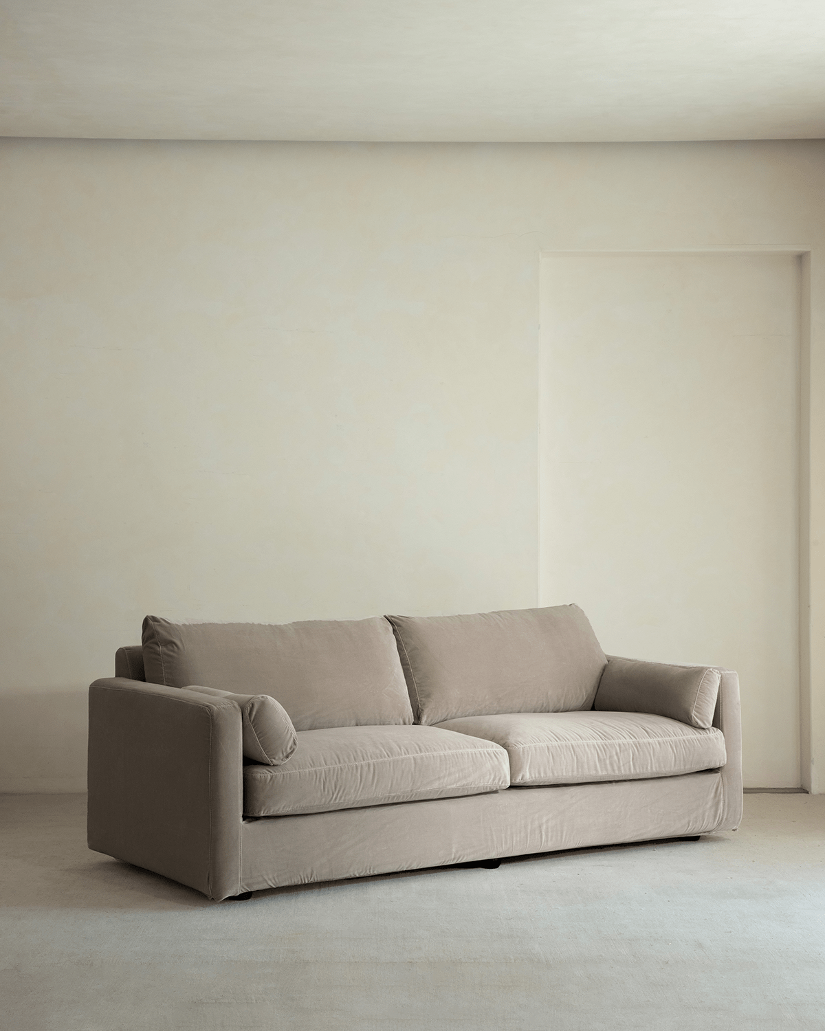 Fauteuil en velours Sofia
