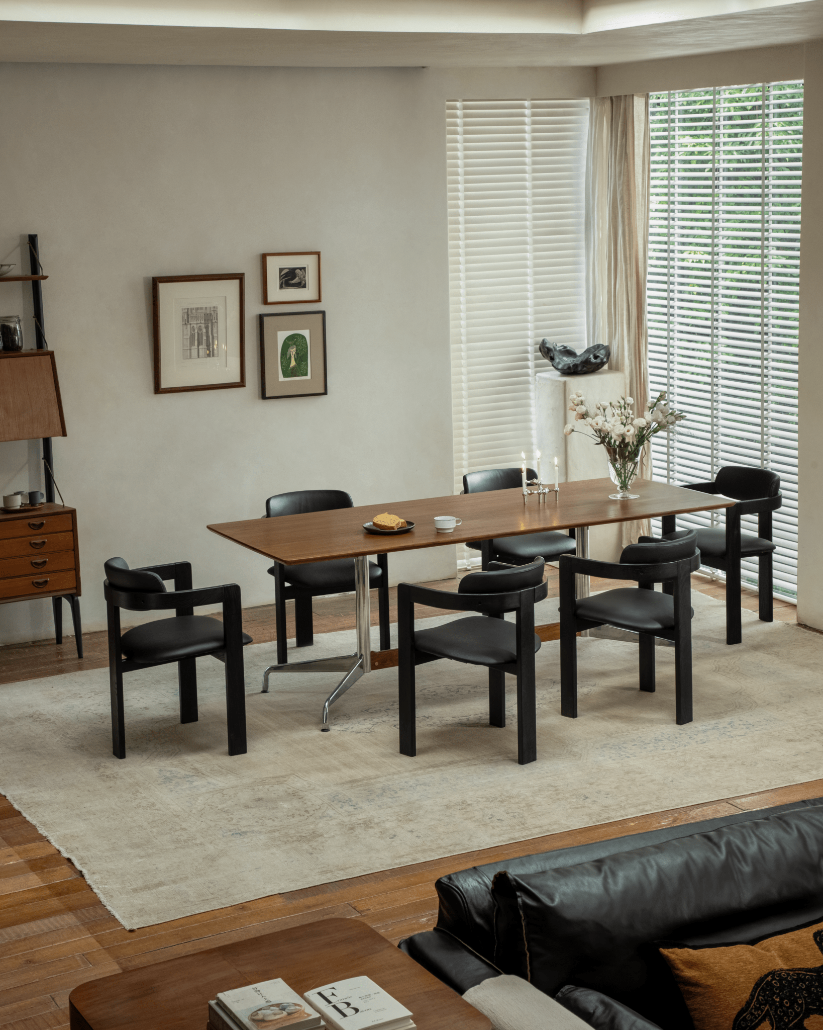 Chaise en cuir Pampelune