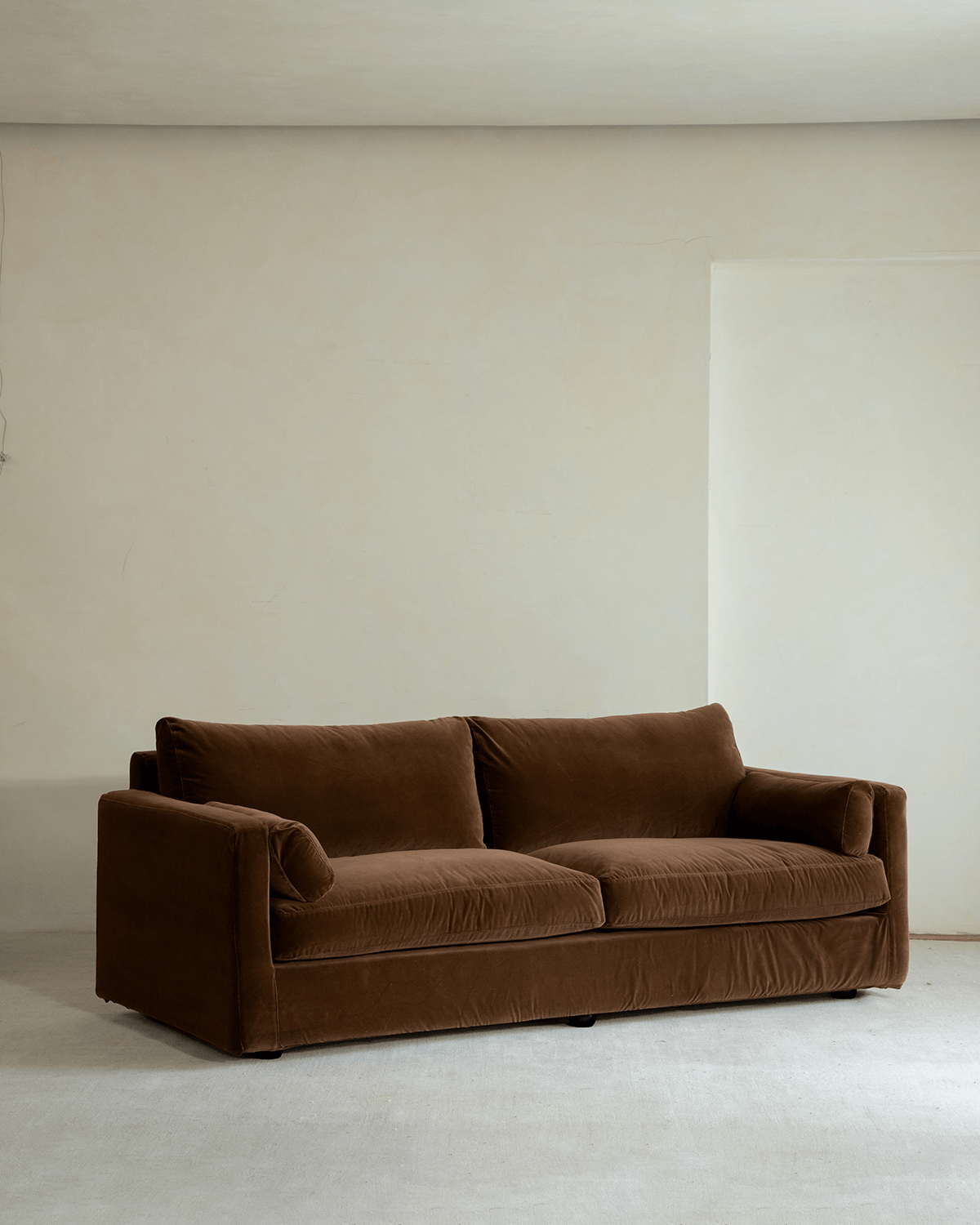 Fauteuil en velours Sofia