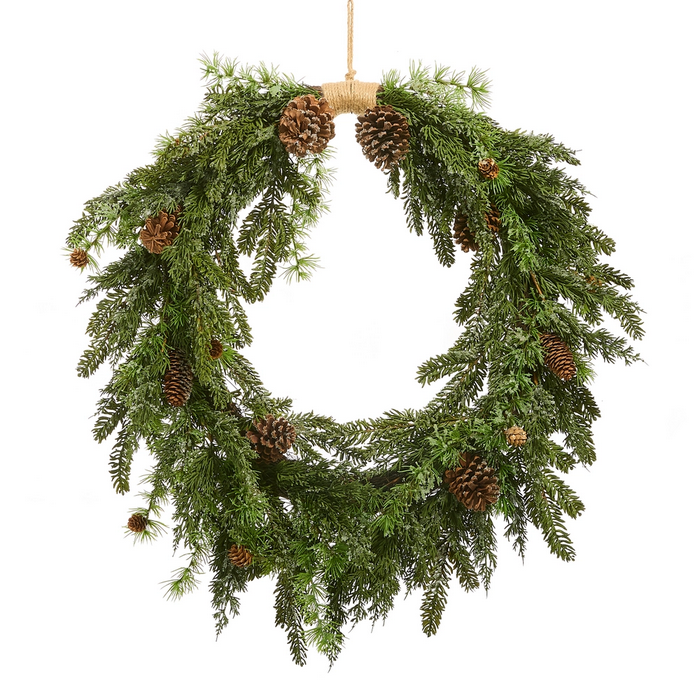Pine + Cone Wreath