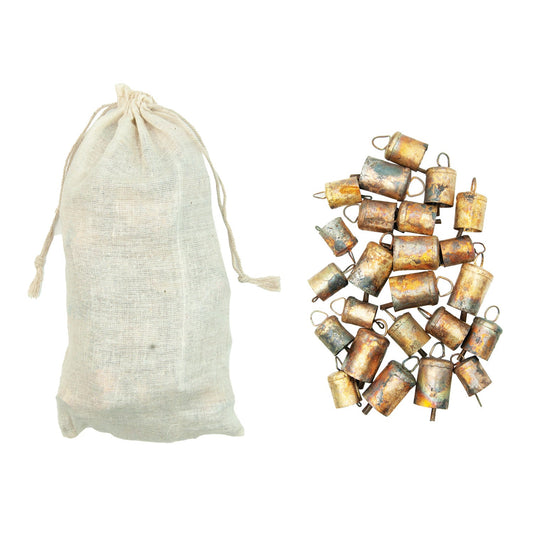 Small Metal Bell Set of 24